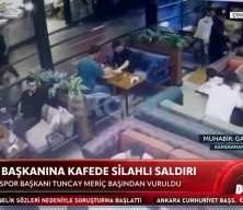 Çekmeköy'de korkunç olay! Kafede oturan kulüp başkanı suikasta uğradı o anlar böyle kaydedildi