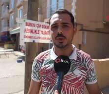 Çöp sorununa çözüm bulamayan yönetici yazdığı tabelayla gündem oldu
