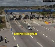 Kontrolden çıkan tır Kuzey Marmara Yolu’nu karıştırdı