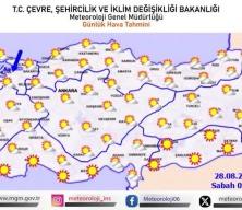 MGM duyurdu: Kuvvetli rüzgara dikkat!