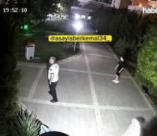  13 yaşındaki çocuğu site ortasında dövdü!