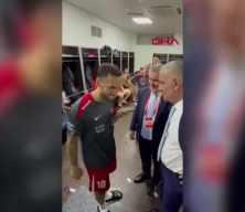 Cumhurbaşkanı Erdoğan’dan A Milli Futbol Takımı’na tebrik telefonu