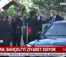Cumhurbaşkanı Recep Tayyip Erdoğan ile MHP lideri Devlet Bahçeli ile bir araya geldi