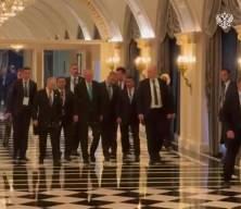 Cumhurbaşkanı Recep Tayyip Erdoğan Putin ile bir araya geldi