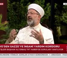 Diyanet İşleri Başkanı Ali Erbaş: Gazze için çağrılarımız sürecek