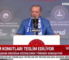Erdoğan: 300 bininci konutumuzun hamdolsun dağıtımını yapıyoruz
