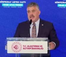 Körfezray metrosu için ilk kazı yapıldı