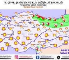 Meteoroloji’den sarı kodlu uyarı: Samsun ve Ordu’ya kuvvetli sağanak yağış geliyor