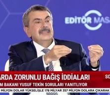 Milli Eğitim Bakanı Yusuf Tekin Bakan Tekin'den 'zorunlu bağış' açıklaması! 'Kimse öğrenci ve veliyi zorlayamaz'