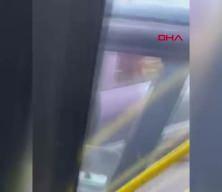 Otobüs şoförü, trafikte tartıştığı otomobil sürücüsünü darbetti