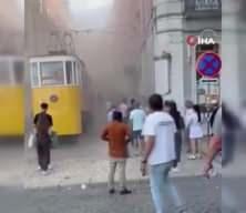Portekiz'de tramvay raydan çıktı! Çok sayıda ölü var!