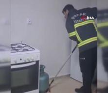 Şırnak’ta iş yerinde yılan paniği