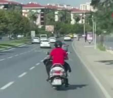 Bakırköy’de tehlikeli yolculuk kamerada