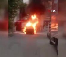 Dört yıllık birikimi ile aldığı, 1 defa kullandığı aracı 30 dakikada yandı
