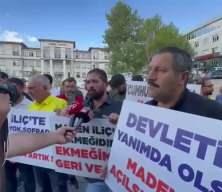 İşlerini geri isteyen İliç halkından basın açıklamasıyla çağrı