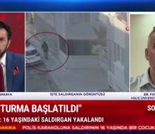 İzmir'de polis karakoluna düzenlenen saldırı anı kamerada!