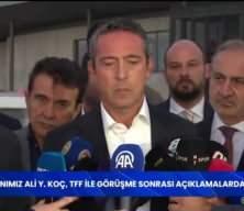 Ali Koç konuşurken ezan okundu! Göğe bakarak tek bir şey söyledi