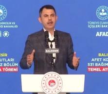 Bakan Murat Kurum: “Yeni, sağlam konutlarımızın temellerini atıyoruz”