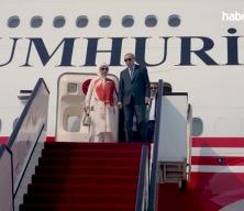 Cumhurbaşkanı Erdoğan, Katar'a geldi
