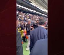 Fenerbahçe taraftarından Ali Koç'a büyük tepki! '' Fenerbahçe başkanı Saadettin Saran''