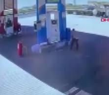 Mardin'de akaryakıt istasyonundaki silahlı kavga kamerada