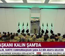 MİT Başkanı Kalın, Şam'da Suriye Cumhurbaşkanı Şara ile görüştü