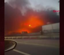 Organize Sanayi Bölgesi'nde kargo firmasına ait depoda yangın çıkt