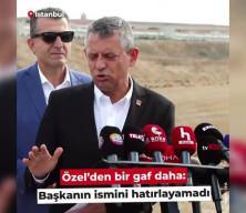 Özgür Özel belediye başkanının adını unuttu! "Neydi adı?"