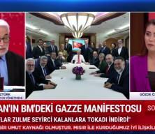 Erdoğan, Gazze'nin, Filistin toprağı olacağına ve bu yaraların sarılacağına inandığını söyledi