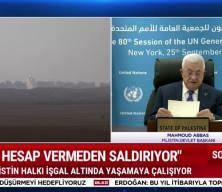 Filistin Devlet Başkanı Abbas BM'de soykırımın rakamlarını açıkladı