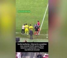 İspanya'da İsrailli futbolcuya Filistin tepkisi!