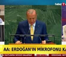 Başkan Erdoğan, BM kürsüsünde konuşurken sesi kapandı
