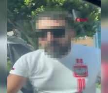 Tartıştığı sürücünün önünü kesip aracının camını yumrukladı