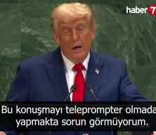 Trump'a sabotaj mı? Önce yürüyen merdiveni durdu, sonra prompterı bozuldu