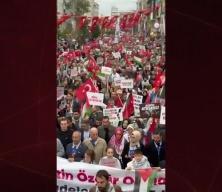 Ümraniye'den Gazze'ye vicdan yürüyüşü