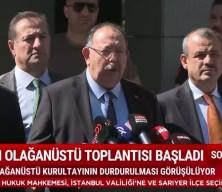YSK: Başlayan kongrenin durdurulması mümkün değil