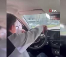 Bursa’da makas terörü! Tehlikeli sürüş tepki topladı