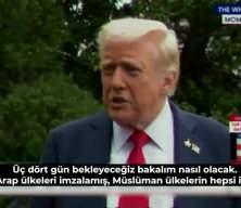 ABD başkanı Trump barış planı ile ilgili "Hamas'ı" işaret etti