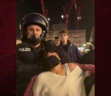 Alman polisinden Sumud destekçilerine sert müdahale