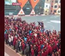 Ankara Şehit Cengiz Polat İmam Hatip Ortaokulu öğrencilerinden Küresel Sumud Filosu’na destek