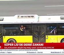 Beşiktaş taraftarı RAMS Park'a doğru yola çıktı