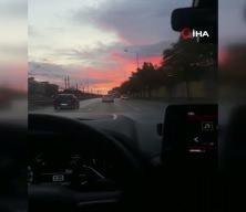 Bursa'da sabah gökyüzünü kaplayan ilginç bulut dikkat çekti