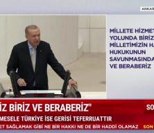 Cumhurbaşkanı Erdoğan "Filistin davasıyla birileri gibi 2 yıl önce tanışmadık" dedi