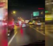 Eyüpsultan TEM Otoyolu üzerinde 17 araç birbirine girdi!