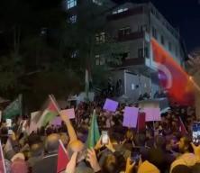 İsrail Başkonsolosluğu önünde protesto gerçekleştirildi 