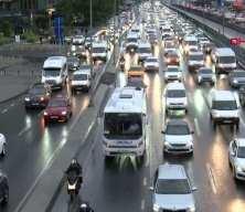 İstanbul'da haftanın ilk iş gününde trafik yoğunluğu