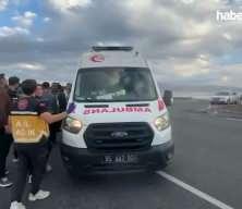 Öğrenci servisi ile tırın çarpışması sonucu 14 kişi yaralandı