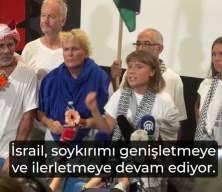 Küresel Sumud Filosu aktivisti Greta Thunberg Atina'ya geldi