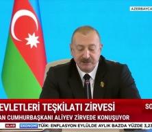 Aliyev'den TDT 12. Zirvesi’nde açıklamalarda bulundu