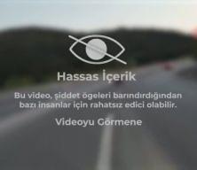 Çanakkale'de feci motor kazası kamerada!